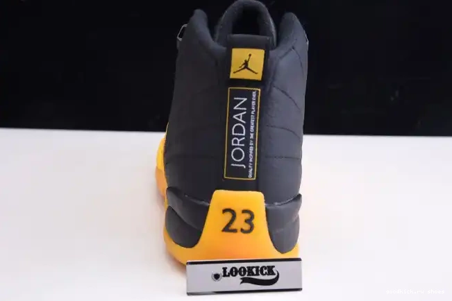 80% Off Sale Gold 12 Black Retro Air University Jordan 130690-070 0606